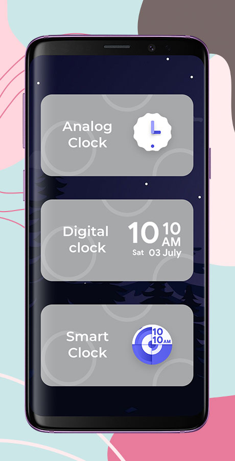 Android 12 Analog and Digital Clock Live Wallpaper - Android 12 Clock